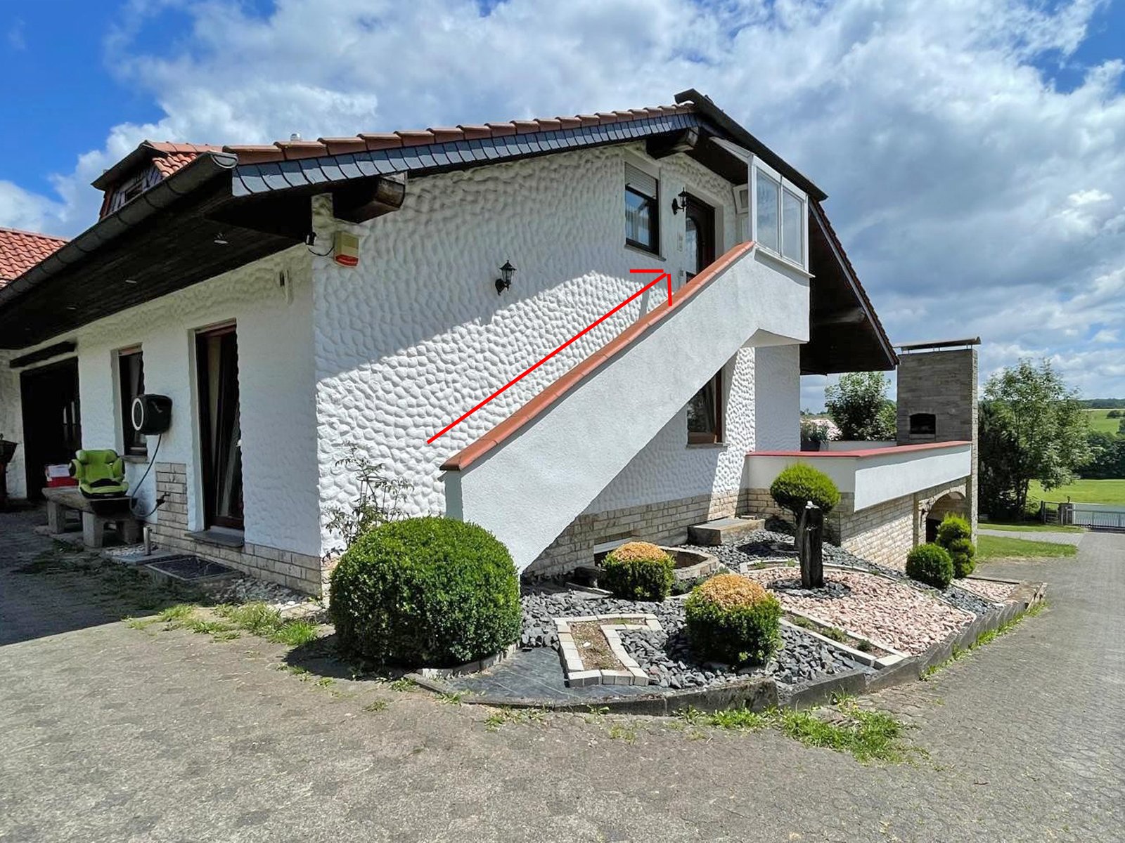 2601 Germany, East Hesse, Fulda district, 36154 Hosenfeld, large house with granny flat + horse stable for sale